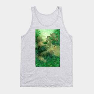 Green Man Tank Top